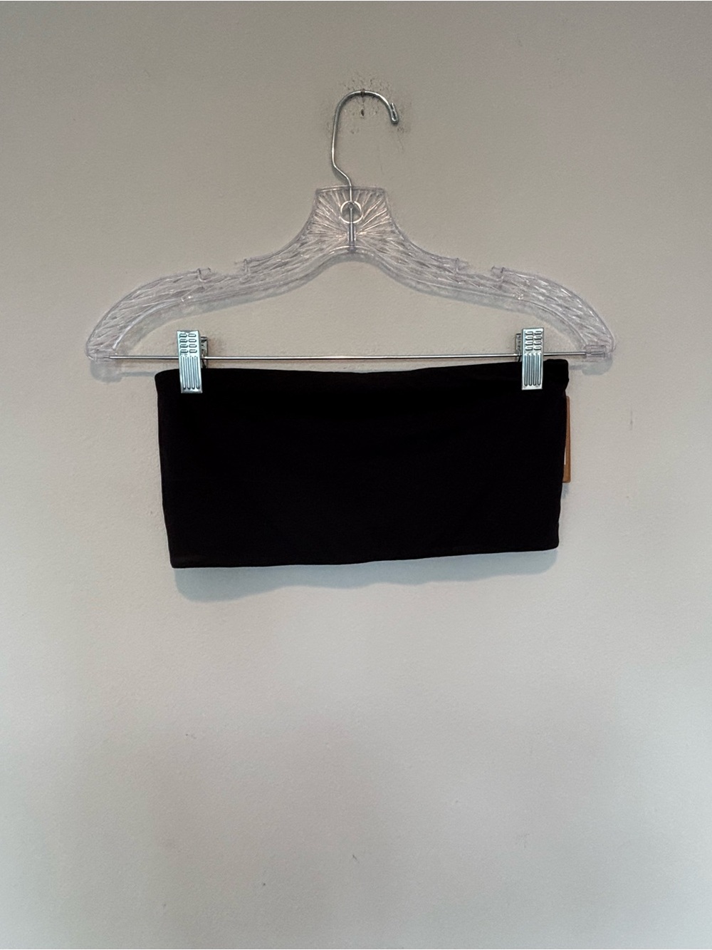 NWT SKIMS Black Strapless Bandeau